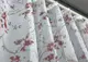Тюль батист, коллекция "Flora". Цвет белый с красно-коричневым принтом. Код 1534т