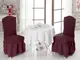 Чехол на стул с юбкой Бордовый Home Collection Evibu Турция 50110