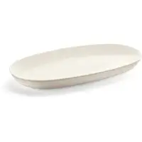 Блюдо овальное Guzzini Tierra 175400156 41х22.9х4.2 см белое