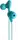 Вакуумные наушники Candy REW-B01 Green Recci CC100013