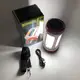 Фонарь кемпинговый с солнечной панелью 5158-LED-COB power bank, кемпинговый фонарь-лампа. Цвет: красный