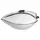 Супница 800 (мл) фарфоровая 32×21×16 (см) с крышкой Белый с серебром XL-4054AS