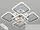 Люстра A8060/4+1HR LED 3color dimmer 120W DH
