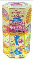 Набор для творчества Донат ТМ Moon Light Clay 75007 масса для лепки