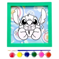 Раскраска с красками "Стич / Stitch" в рамке 20 см (Зеленый)