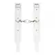 Оковы Leather Standart Leg Cuffs, White