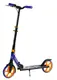 Самокат двухколесный Best Scooter, колеса PU, 1 амортизатор с ручным тормозом, зажим руля. Black and Violet (147536)