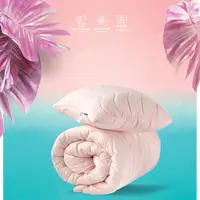 Набір Tropical одеяло140*210 + подушка 50*70 пудра