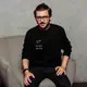 Свитшот унисекс "Годі сидіти, пора летіти" XXL, (черный)