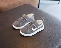 Кеди дитячі Fashion PU-замша сірі, розмір 21