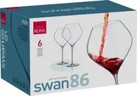 Набір келихів для вина Rona Swan 6650/860 860 мл 6 шт