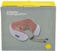Масажна подушка U-Shaped Massage Pillow (від батарейок) Pink (WM-003) (14208)