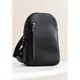 Мужская кожаная сумка Chest bag черная