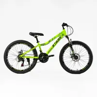 Велосипед спортивный 24" Corso Stark, 21 скорость, собран на 75%. Green (137736)
