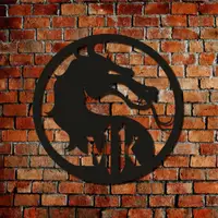 Деревянный настенный декор для геймеров «Mortal Kombat»