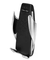 Автомобильный держатель телефона с беспроводной зарядкой Smart Sensor S5 ∙ Универсальная подставка для смартфона ∙ Беспроводная зарядка в авто