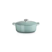 Каструля с крышкой Le Creuset Signature Cast Iron Oval Casserole 21178277174430 27 см 4.1 л морская соль