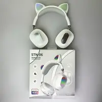 Бездротові навушники Cat Ear RGB STN06 (Білий)