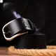 Качественный ремень для мужчин из натуральной кожи Grande Pelle 21468 Синий