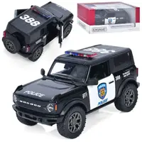 Машинка поліцейська інертна Kinsmart Ford Bronco KT5438WP 12.5 см