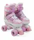 Раздвижные ролики квады 90-22 S Best Roller колеса PU светящиеся (размер 31-34). Multicolor (193618)
