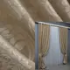 Комплект (2шт. 1х2,7м.) готовых жаккардовых штор "Лион". Цвет бежевый. Код 531ш  31-036
