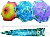 Пляжный зонт с наклоном Anti-UV 180 см