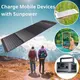 Портативное зарядное устройство солнечная панель Bresser Mobile Solar Charger 120 Watt USB DC 3810070