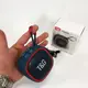 Портативная Bluetooth колонка TG659 с ремешком, Bluetooth колонка с подсветкой. Цвет: синий