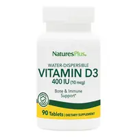 Витамины и минералы Natures Plus Vitamin D3 400 IU, 90 таблеток