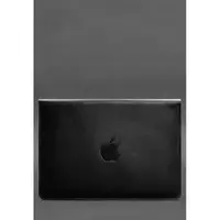 Кожаный чехол-конверт на магнитах для MacBook Pro 16" Черный