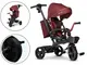 Велосипед трехколесный Lionelo Kori Red Burgundy