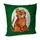 Подушка диванная с бархата Миссис Тигр 45x45 см 45BP_22NG011