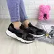 Женские стильные кроссовки Fashion Peggy 1095 40 размер 25,5 см Черный