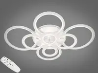 Люстра потолочная с LED подсветкой A8022/8-00WH LED 3color dimmer 200W DH