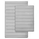 Коврики для ванной комнаты микровелюр полоска Homytex 2 пр. Grey