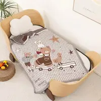 Плед дитячий з мусліну Colorful Home 20757 120х150 см коричневий