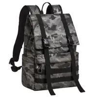 Рюкзак городской Rivacase 7621 Grey camo 15 л серый камуфляж