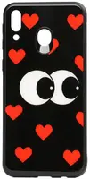 Чехол-накладка TOTO Cartoon Print Glass Case Samsung Galaxy M20 Just Eatit
