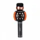 Беспроводной микрофон караоке блютуз WSTER WS-2911 Bluetooth динамик USB Чёрный с оранжевым