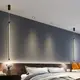 Люстра светодиодная подвесная LED светильник для квартиры на потолок лэд 27104 Черный 112-280х6х6 см.