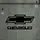Декоративный деревянный логотип Chevrolet на стену