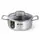 Каструля з кришкою Bergner Steelblue BG-33221-BL 20 см срібляста