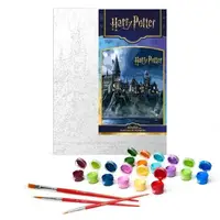 Картина за номерами з фарбами металік "Harry Potter: Гоґвортс вночі" 40х50см