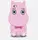 Силиконовый чехол для iPhone SE 2022/2020/8/7 - 3D Hippo (Бегемот), Розовый