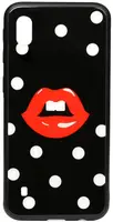 Чехол-накладка TOTO Cartoon Print Glass Case Samsung Galaxy A10 Red Lips