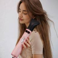 Фен-щетка Magio MG-726 1300 Вт розовый