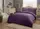 Турецкое Постельное Белье TAC Basic Purple Сатин