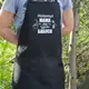 Фартук черный (рейнар) с вашим принтом – лучшая мама и прекрасная бабушка
