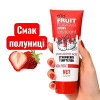 Лубрикант OLO Fruit flavour Strawberry temptation, со вкусом клубники, водная основа 120мл